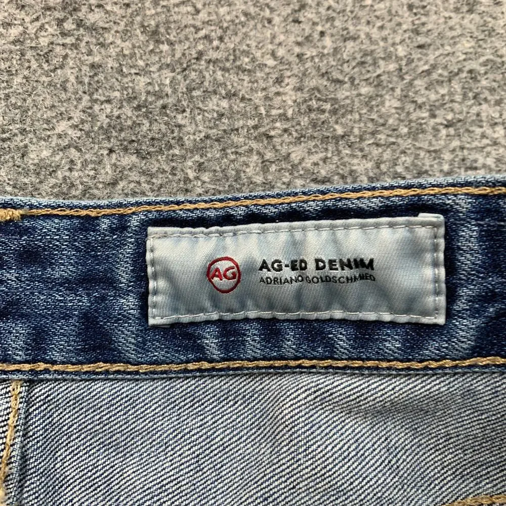 Adriano Goldschmied Shorts Womens 29 Nikki Relaxed Skinny Distressed Raw Hem AG